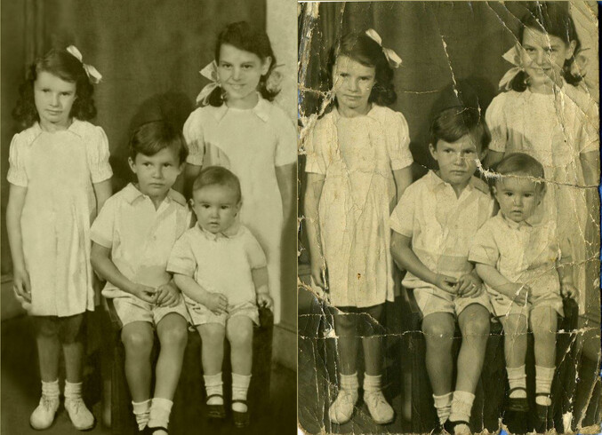 Restored old photo